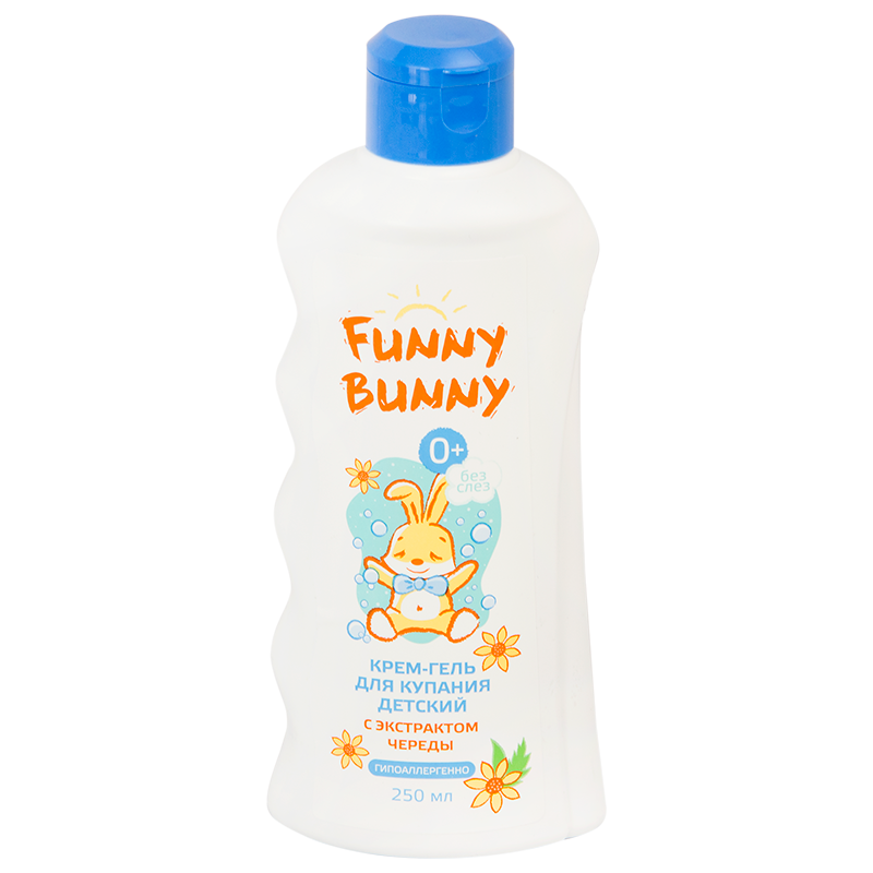фото упаковки Funny Bunny Крем-гель для купания детский