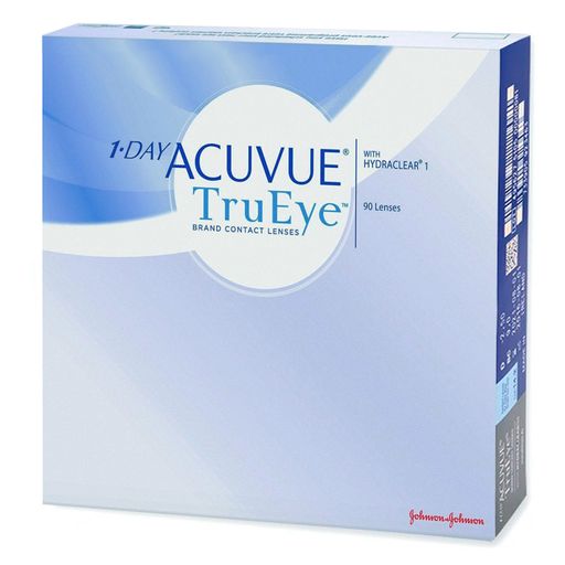 1-Day Acuvue TruEye Линзы контактные Однодневные, BC=8.5 d=14.2, D(-8.00), 90 шт.